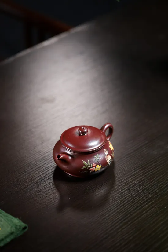 楊鵬老師金龍血紫砂壺全手工明爐190cc 1