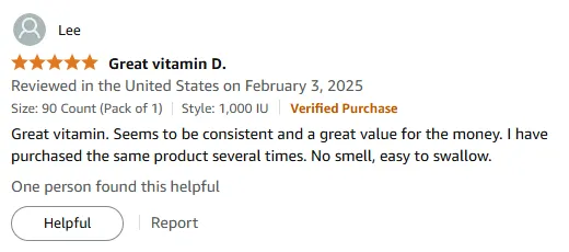 My Trusted Daily Vitamin D Supplement for Whole Body Wellness