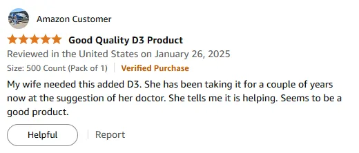 I Recommend This Trusted Vitamin D3 Supplement Daily