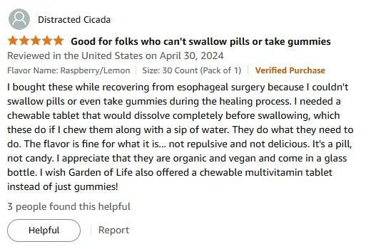 My Organic Chewable Vitamin D Helped Me Heal Faster