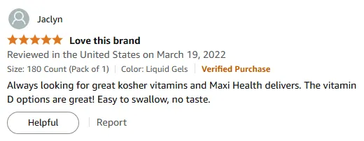 I Highly Recommend This Kosher Vitamin D Supplement