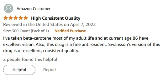I trust high-quality vitamin A for lasting vision support