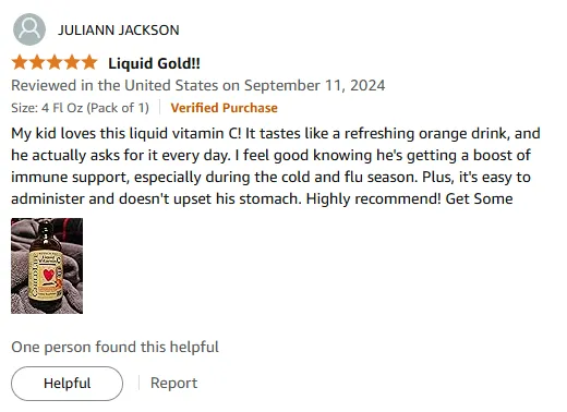 I Found The Best Liquid Vitamin C For Kids Immunity