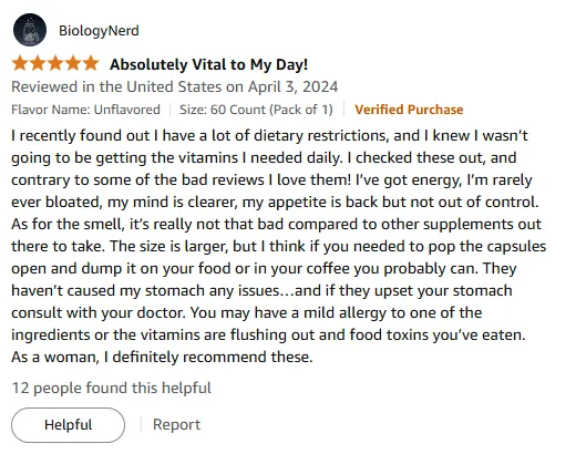 I Finally Enjoyed This Gentle Vitamin A Daily Boost