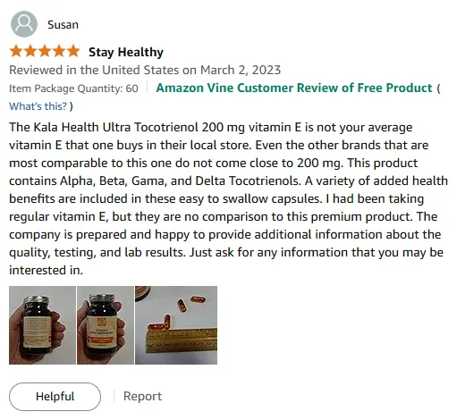 My Trusted 200mg Vitamin E Tocotrienol Review