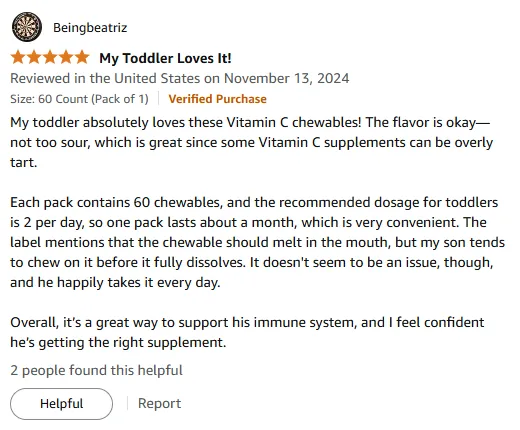 I Love These Easy Melting Vitamin C Tablets For Kids