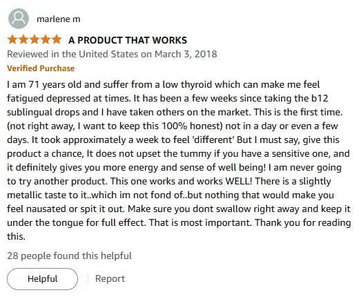 I Recommend These Liquid B12 Drops For Lasting Daily Energy