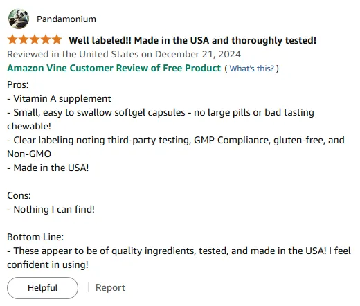 I Trust This High-Potency Vitamin A Supplement
