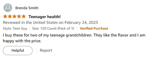 I Choose Flavorful Teen Gummy Vitamins Within My Budget