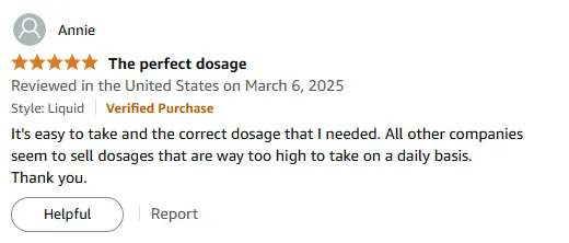 I trust perfectly dosed organic vitamin a drops daily
