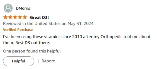 I Trust This Doctor Recommended High Potency Vitamin D3