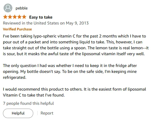 I trust this easy-sip liposomal vitamin C for strong immunity