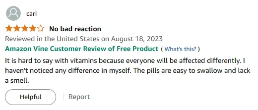 I Find These Odorless Vitamin B Complex Capsules Easy