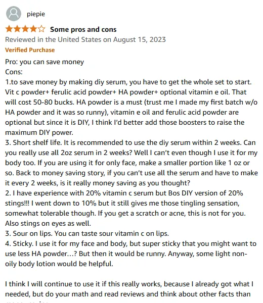 I Revitalize My Skin Using Pure DIY Vitamin C Powder