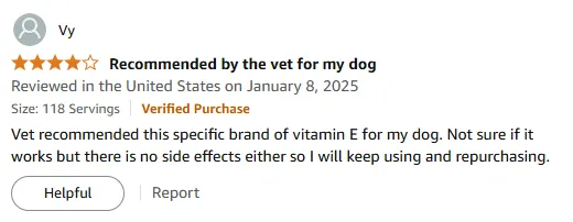 I Trust Vet Recommended Vitamin E Supplement
