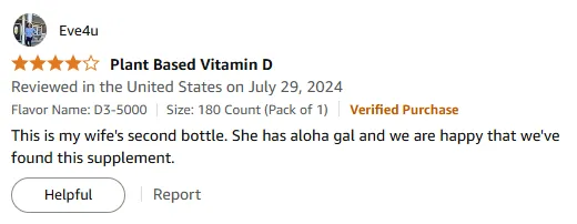 I Finally Found The Best Vegan Vitamin D3 For Her Health