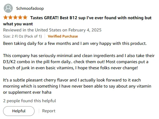 I Love This Clean Cherry Vitamin B12 Drops Routine