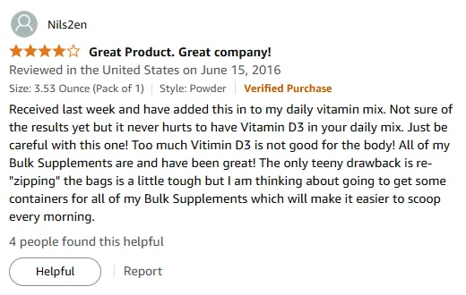 I Trust Vitamin D3 Powder For Daily Wellness Goals