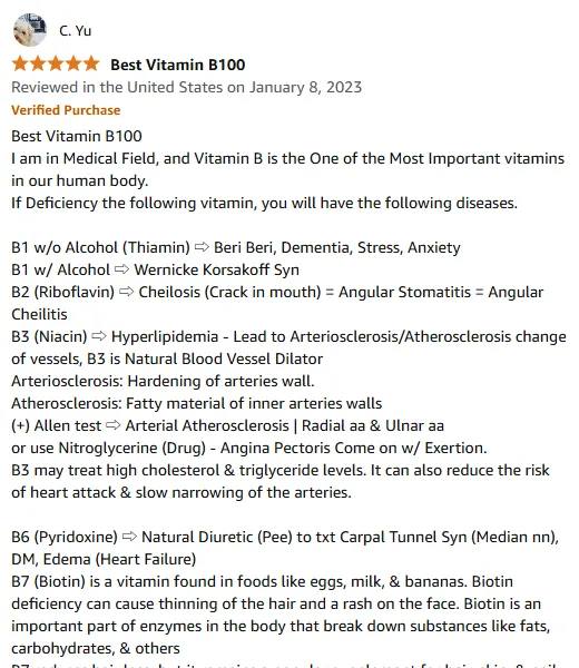 I Recommend This Potent Vitamin B Complex Daily