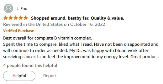 I Trust This High Potency Vitamin B Complex for Real Energy