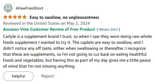 I Trust This Easy-Swallow Whole Food Vitamin C Supplement