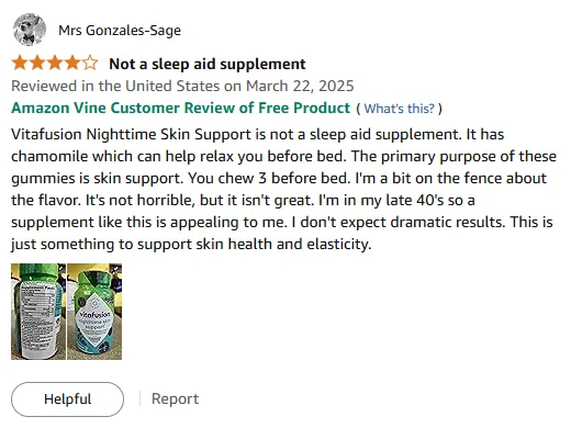 My Honest Experience With Vitamin A Nighttime Skin Gummies