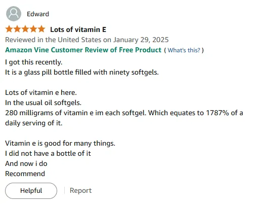 My High-Potency Vitamin E Softgels for Daily Antioxidant Protection