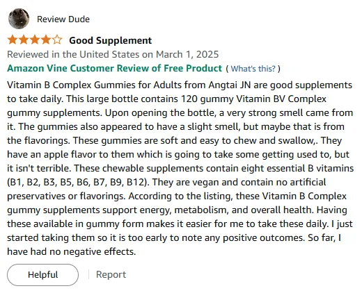 My Honest Review of Soft Apple B Complex Gummies