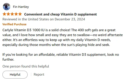 My Best Affordable Small Vitamin D3 Softgels