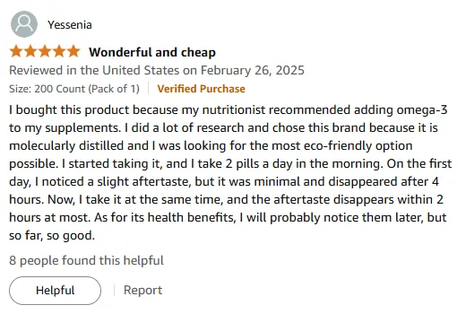 My Top Omega-3 Fish Oil Supplement