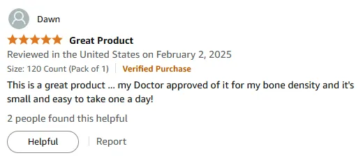My Doctor Approved Vitamin D3 for Bone Density & Easy Daily Use