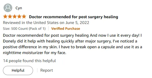 My Nutricost Vitamin A Healing and Skin Review