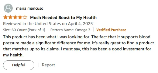 My Omega-3 Fix for Blood Pressure Support