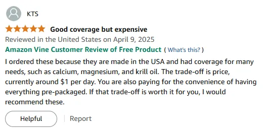 Why I Recommend This RevitaPlus All-in-One Vitamin Pack