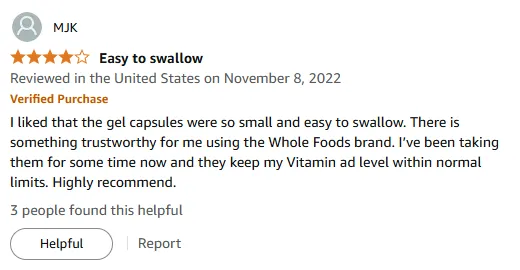 I Love Small Easy-Swallow Vitamin D3 Capsules