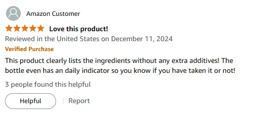 I Found a Supplement with No Extra Additives