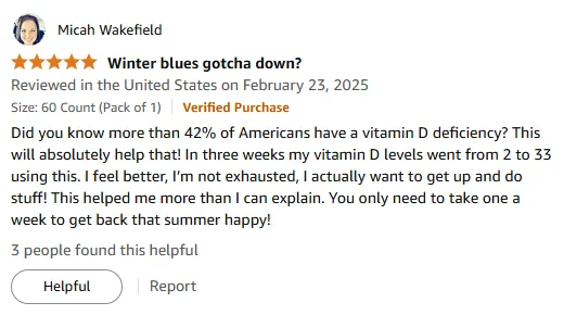 I reversed vitamin D deficiency with weekly 50,000 IU