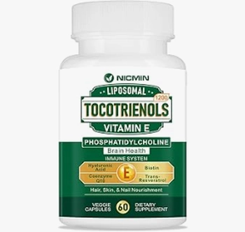 I found tocotrienol vitamin e shields skin and bones