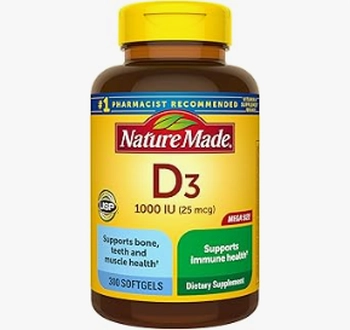 My Easy-Swallow Vitamin D3 Softgels For Daily Immune Support